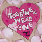 Together We're One Personalized Heart Shaped Wood Jig Saw Puzzle